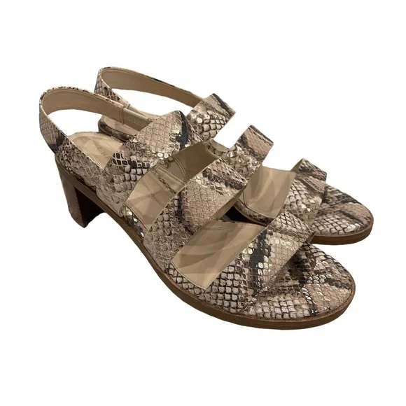 Cole Haan ADELLA sandal Python Snakeskin Print - 8.5 - Picture 1 of 15
